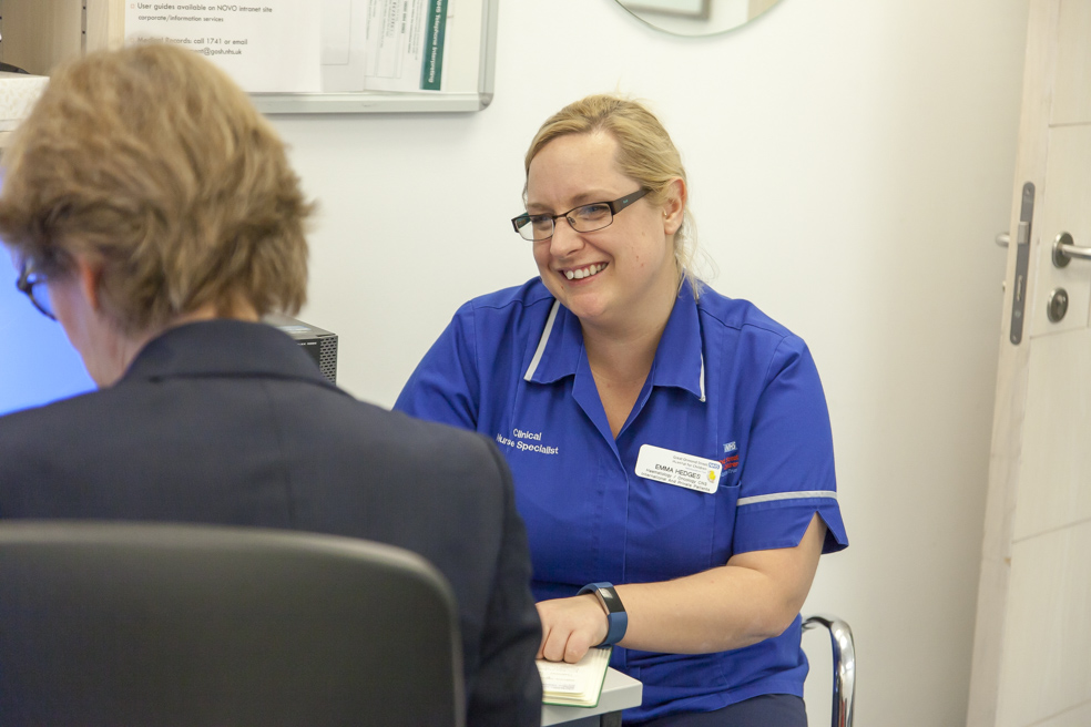 Clinical Nurse Specialist Caterpillar outpatients 