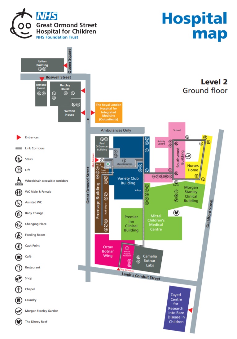 Hospital map