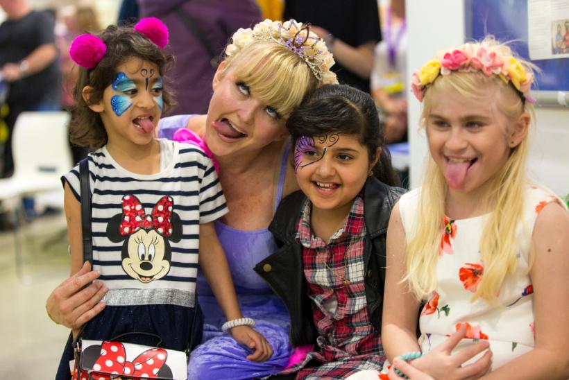 Children enjoying Eid party 