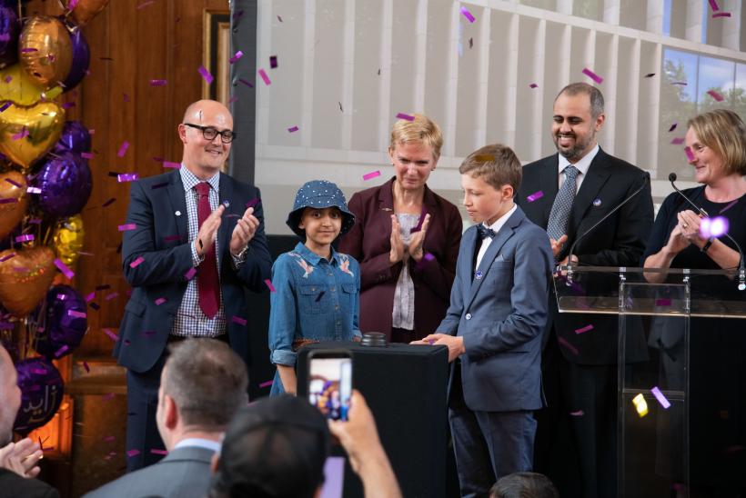 Celebration moment for the Zayed Centre for Research